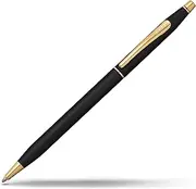 Cross Classic Century Classic Black Ballpoint Pen with 23KT Gold Plated Appointments (2502)