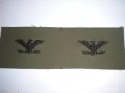 US ARMY BDU EMBROIDERED COLONEL RANK COLLAR INSIGNIA -1 PAIR