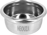 [NEOUZA] 58mm 304 Stainless Steel Filter Sieve Basket 1/2/3 Cup Backflush Blind Basket for Bottomless Portafilter,Compatible with Delonghi,Breville Coffee Espresso Machine (3 Cups)