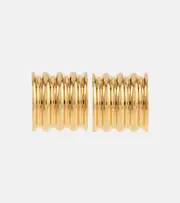[Khaite] Khaite Julius Small gold-plated earrings One Size gold