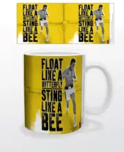 MUHAMMAD ALI FLOAT LIKE A BUTTERFLY STING LIKE A BEE 11 OZ COFFEE MUG BOXING NEW