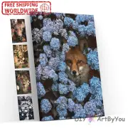 Paint By Numbers Kit Wildlife Animal Home Canvas Painting Brush Decor Oil Wall