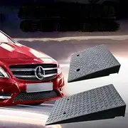 XFAK Heavy Duty Curb Ramps Rubber Threshold Ramp for Motorycle Bike Wheelchair, Non-Skid Driveway Curb Ramp Threshold Bridge Track, 1.6inch-6.3inch (Size : 100x25x4cm-40x10x1.6in)