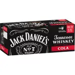 [Jack Daniels] Jack Daniels & Cola Can 375mL (10 pack)
