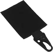 Backpack Expansion Hook Glove Hanger Easy Installation Key Holder Hook and Loop Buckle, Black