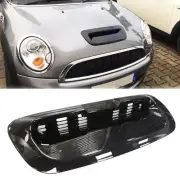 Gloss Black Hood Bonnet Scoop Vent Cover Kit For Mini Cooper S R56 R55 07-14