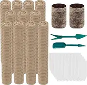 Seedling Soil, Peat Pellet Nonwoven Seed Starter Pod, Good Air Ventilation Root Growth Sponge, High Water Retention Capacity Peat Pot for Plant, for Essential Nutrients