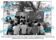 OLD 8x6 PHOTO YALATA ABORIGINAL MISSION 1961 WALKABOUT SCHOOL