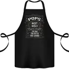 Father's Day No 1 Pops Man Myth Legend Cotton Apron 100% Organic