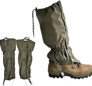Snake Gaiters, Snake Guards，Snake Bite Protection for Lower Legs, Outdoor Hiking Hunting Snow Sand Water Proof Boots Cover Legging Gaiters Fit for Men Women, Adjustable Size