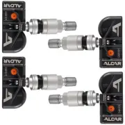 4 Alcar pre-programmed TPMS Sensors silber for RENAULT ALASKAN ALPINE A110 CAPTU