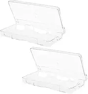 2pcs Clear Crystal Hard Shell Case Cover for Nintendo DSL NDS Lite NDSL Console