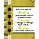 God Grant Me The Serenity: The Serenity Prayer Large Lined Journal 8.5 x 11 Sunflowers Cover