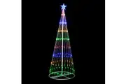 Circling LED Light Christmas Tree with Star [Height: 163cm]