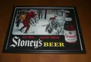 STONEY'S BEER LIKE COMIN' HOME FRAMED 11x14 COLOR AD PRINT