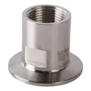 Tri Clamp to FNPT Adapter | 3/4 inch x 1.5 (1 1/2) - Sanitary SS304 (3 Pack)