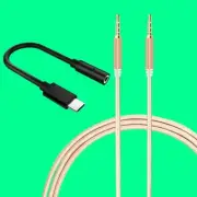Brand New Type C to 3.5mm Earphone Jack Adapter + AUX Cable for Motorola Moto Z3