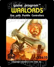 Atari 2600 Replacement Label - Warlords