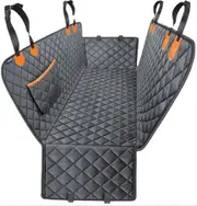 Dog Seat Cover Waterproof Hammock 600D Nonslip Durable Soft Pet Back Seat Covers for Cars Trucks and SUVs