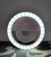 Ring Light Rechargeable- Clipon Selfie Light 3 bright levels Stocking Stuffers!!