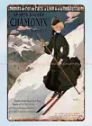 living room design PLM Sports d'Hiver CHAMONIX (Mont-Blanc) 1905 metal tin sign