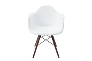 SK Designer Living | Replica Eames DAW Eiffel Chair | White & Walnut