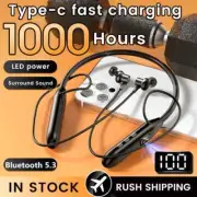 Sy8-Écouteurs Wireless Bluetooth 5.3 With Micro Helmet LED Super-Powerful Water
