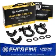 Off Road Strong 3/4" D-Ring Anchor Shackle 7/8" Pin 2x Safe Recovery Towing Gear