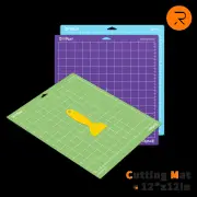Cutting Mat Bundle - 12" x 12" 3 Pack (3 Assorted Colors), Green*1+Blue*1+Purple*1