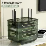 路由器收納盒 WIFI機收納盒 數據機收納盒 分享器收納盒 多功能置物 機上盒收納盒 桌麵收納盒 投影儀收納整理 2F3