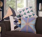4 Set of Vintage Cotton Pillow Case Sofa Throw Cushion Cover Home Decor 18x18