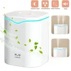 2L Air Humidifier USB Cool Mist Air Desktop Diffuser Air Purifier w/ Night Light