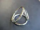 Metal Cock & Balls Triple Ring Last Longer Maintain Erection Cockring