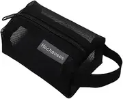 Mesh Makeup Bag - Mesh Cosmetic Bag | Lightweight Mesh Zipper Makeup Bags | Travel Mesh Pouch | Multipurpose Toiletries Pouches, Zipper Storage for Home, Board Game, Travel Accessories, School
