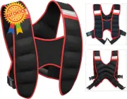 Weighted Vest 5kg Adjustable Reflective for Running, Gym, Training