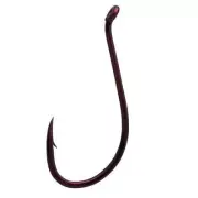 Gamakatsu Octopus Needle Pointed Barbed Hook w/Ringed Eye #12 Red 10/Pk 02304