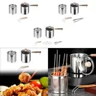 Frying Pot Kitchen Accessories Practical with Cover Milk Pan Deep Fryer Pot
