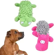2 peças de brinquedos para cães sapo hipopótamo, brinquedos para mastigar cães para raças pequenas, médias e Grandes, dentição de filhotes, treinamento e entretenimento