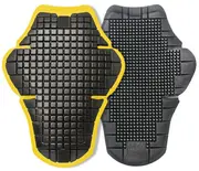 Spidi Warrior L2 Back Protector, black-yellow for Men One Size Black Yellow
