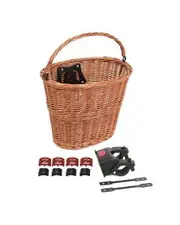 Front Wicker Basket QR Tan