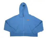 Empyre Zuir Sk8 Skateboarding Full Zip Hoodie Sweatshirt Blue Youth Girls L