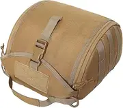 Helmet Bag - Motorcycle Helmet Storage, 28cm Drawstring Bag - Nylon Tacticals Helmet Backpack with Webbing System, Heavy-Duty Buckle, Zipper Closure for Travel, Outdoor, Army, Motorbike Use