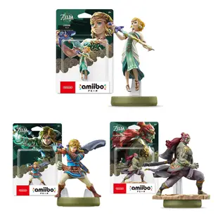 NS Switch Amiibo 薩爾達傳說 王國之淚【現貨 免運】薩爾達 林克 公主 魔王加儂多夫+搖桿帽 公仔 續篇