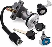 Ignition Key Switches for Italika for Vitalia 150 2020 2021 2022 2023 2024 F04020258 Switch Kit Motorcycle Ignition Switch Lock Keys Set Ignition Barrel Key Switch