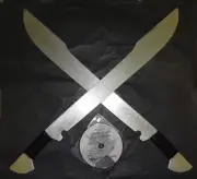 Practice Sword Training Aluminum Commando Metal Pair Double Techniques DVD