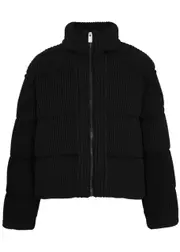 Moncler Genius 6 1017 Alyx 9SM Quilted Knitted Jacket - Black - M M