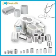 Aluminum Swage Crimps/Sleeves Wire Rope Cable Ferrules For Stainless Steel Wire