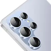 Camera Protection for Samsung Galaxy S25 Ultra 5G, 9H Hardness Tempered Glass Screen Protector, Matt One-Piece Aluminium Alloy, Scratch-Resistant, Bubble-Free, Camera Lens Protector for Galaxy