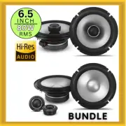 Alpine S2-S65C 6.5" Car Audio Component + S2-S65 6.5" Coaxial Speaker (Bundle)