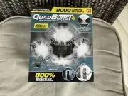 NEW Bell + Howell Quadburst 8000 Lumens Multi-Directional LED Celing Light